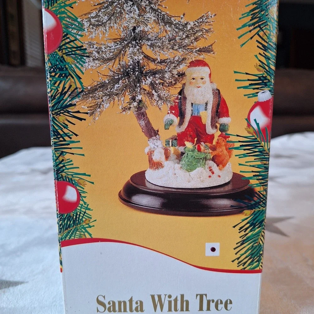 Vintage JC Penny Santa With Tree 13